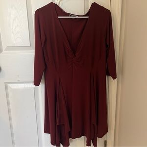 Maroon Tunic Top